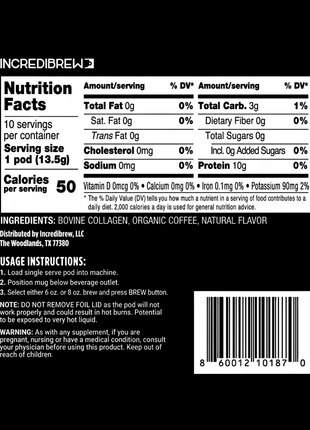 Organic Coffee + 10g Collagen