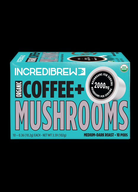 Organic Coffee + 2000mg Mushrooms